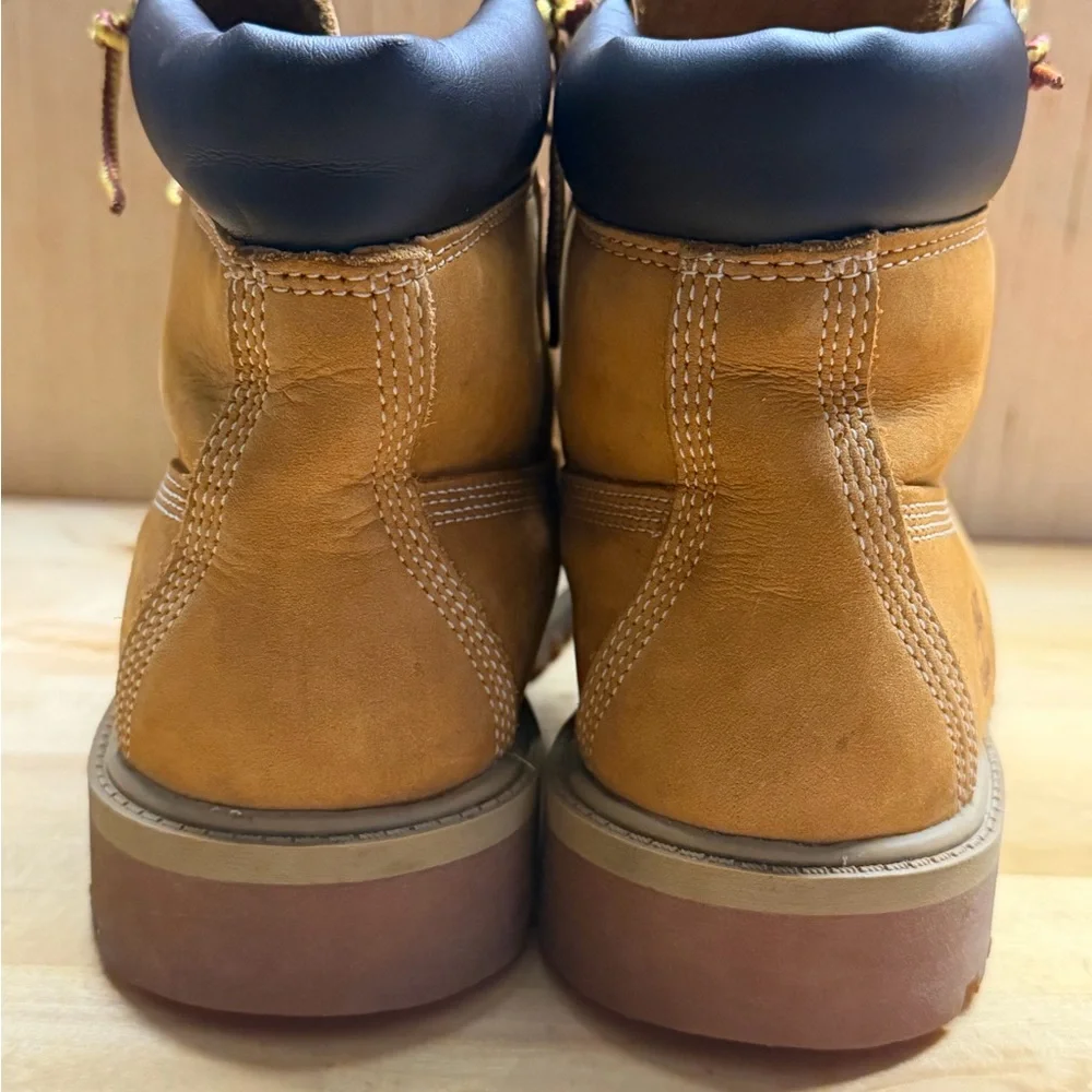 Timberland Wheat Brown Kids Lace-Up Work Boots